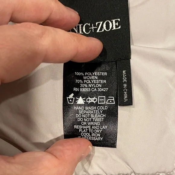 🆕 NIC+ZOE Reversible Gray Puffer Vest - Picture 4 of 7